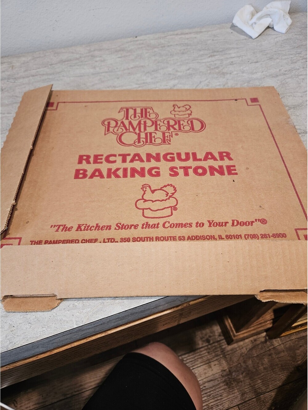 The Pampered Chef Rectangular Baking Stone